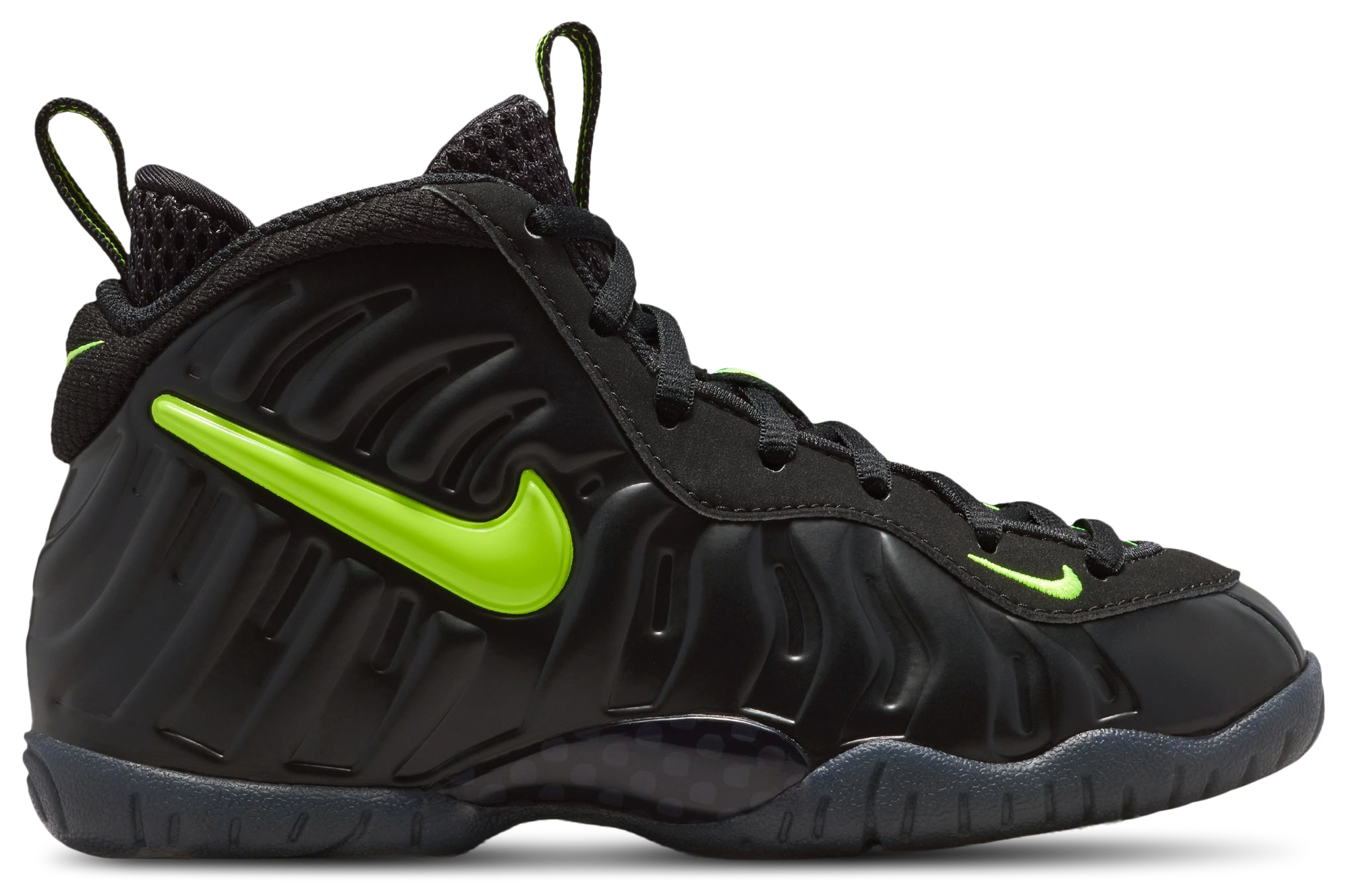 Nike Little Posite Pro 童款 - Voltage Yellow/Black - Image 1