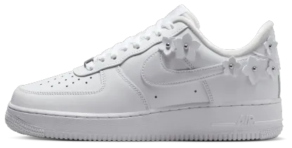 Nike Air Force 1 '07 - White/White/Wolf Grey - Image 2