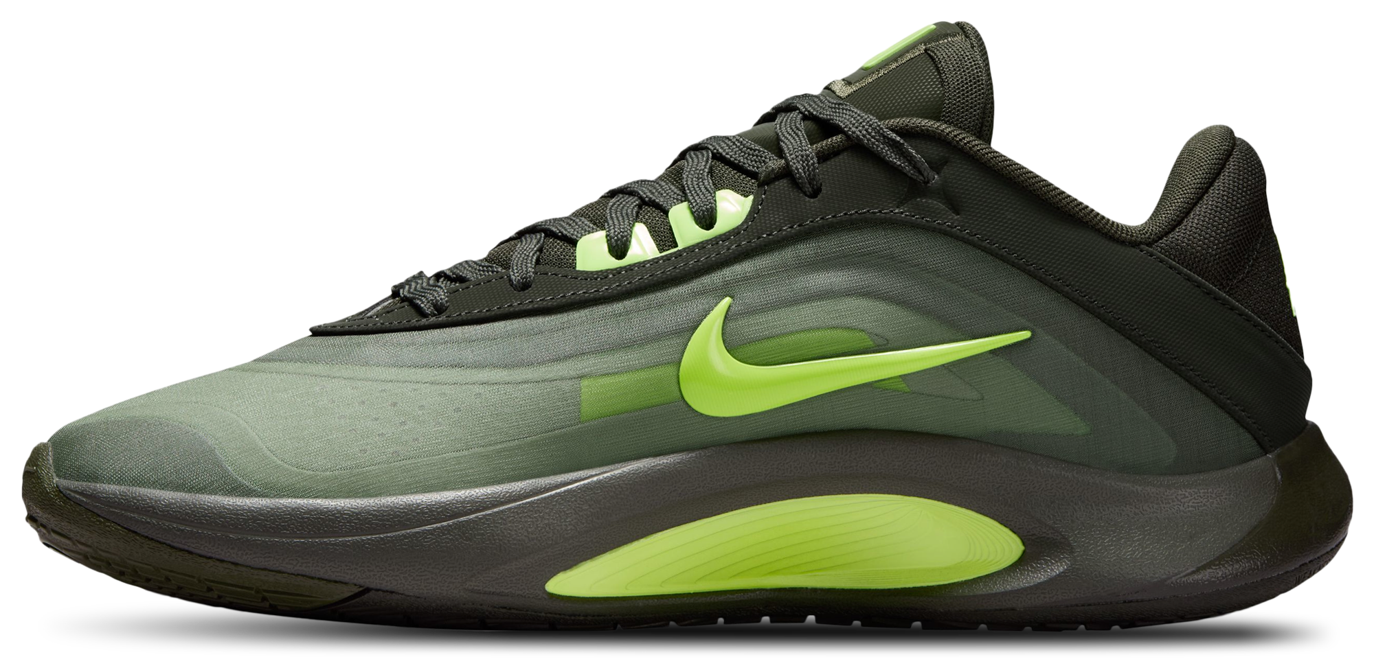 Nike A'One - Sequoia/Volt/Cargo Khaki - Image 2