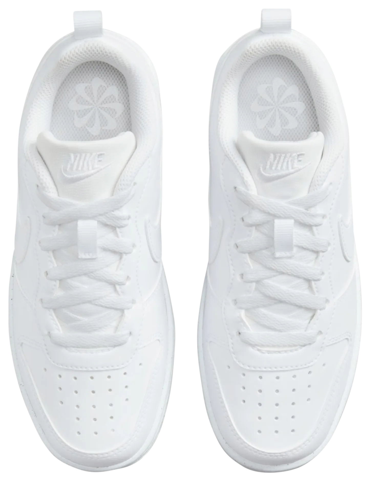 Nike Court Borough Low Recraft 童款 - White/White - Image 5