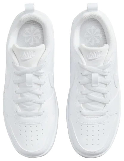 Nike Court Borough Low Recraft 童款 - White/White - Image 5