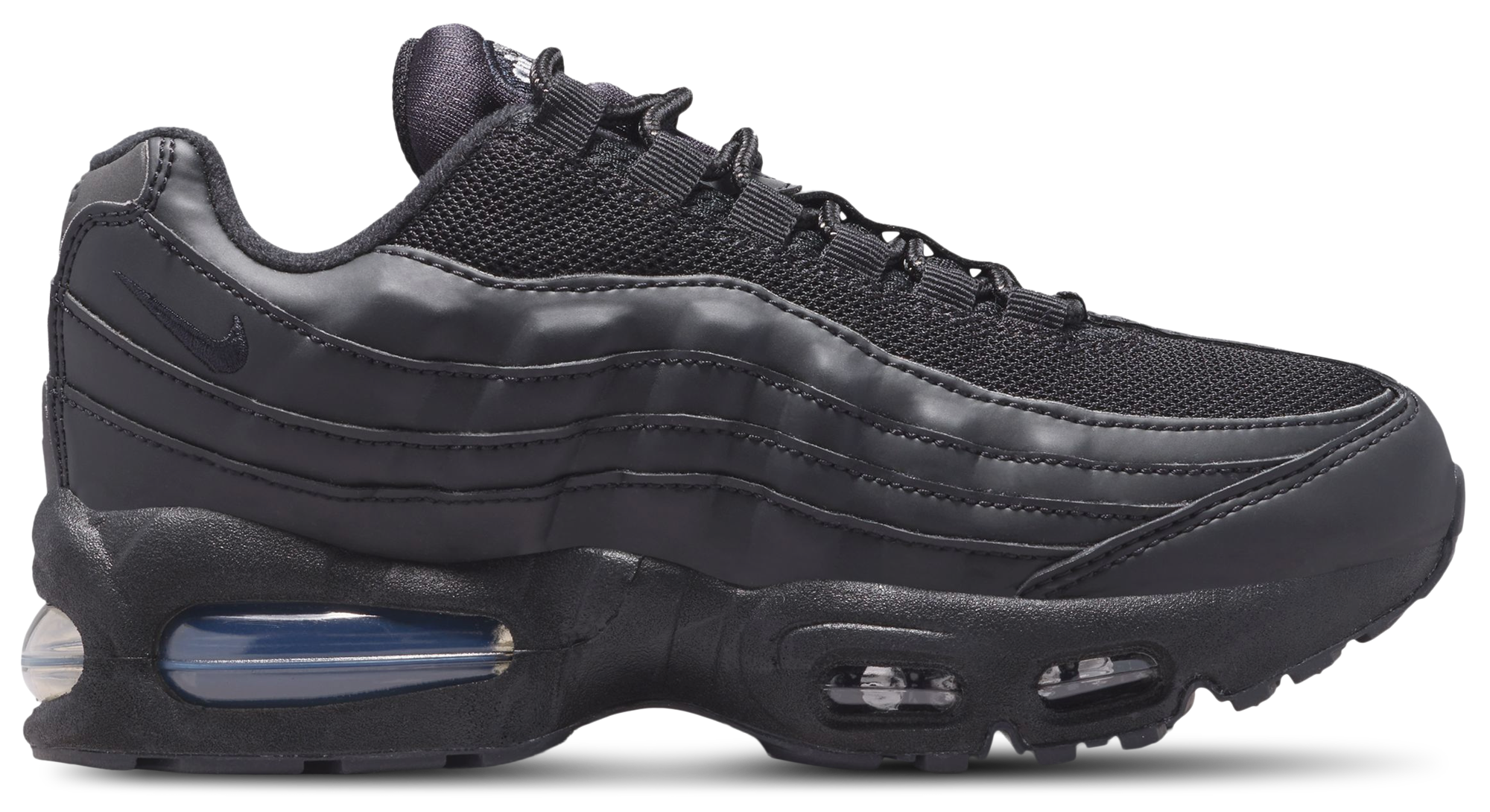 Nike Air Max 95 BB Leather 童款 - Black/Black/Anthracite - Image 1
