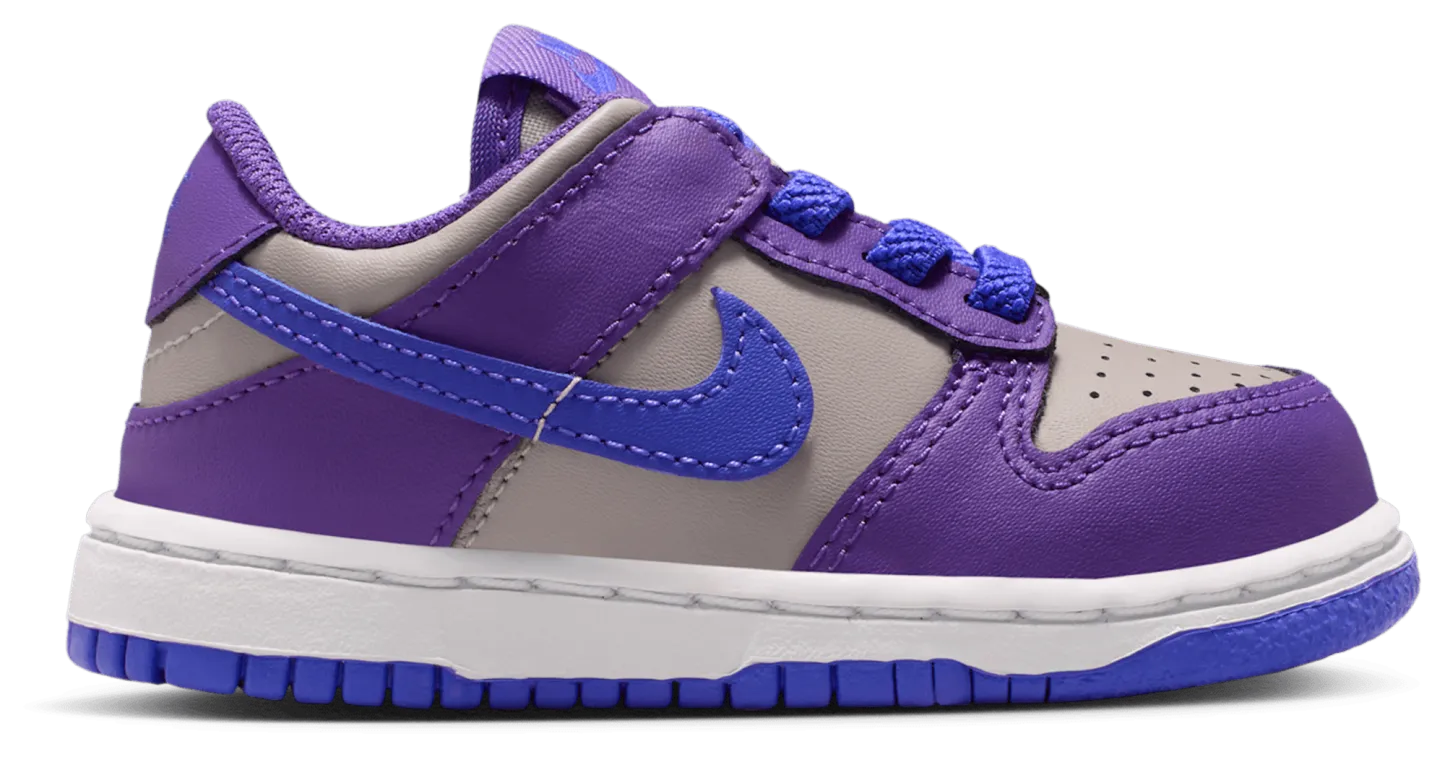 Nike Dunk Low 童款 - College Grey/Persian Violet/Wild Grape - Image 1