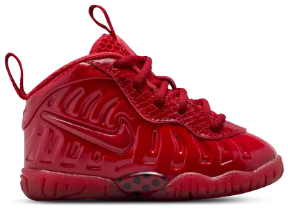 Nike Little Posite Pro 童款 - Black/Picante Red - Image 1