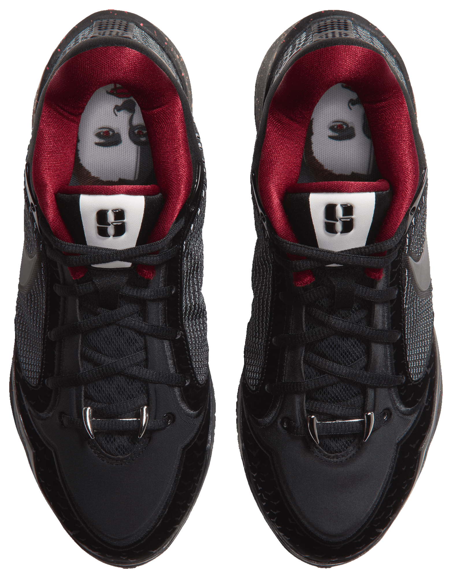 Nike Sabrina 4 - Black/Red/Grey - Image 4