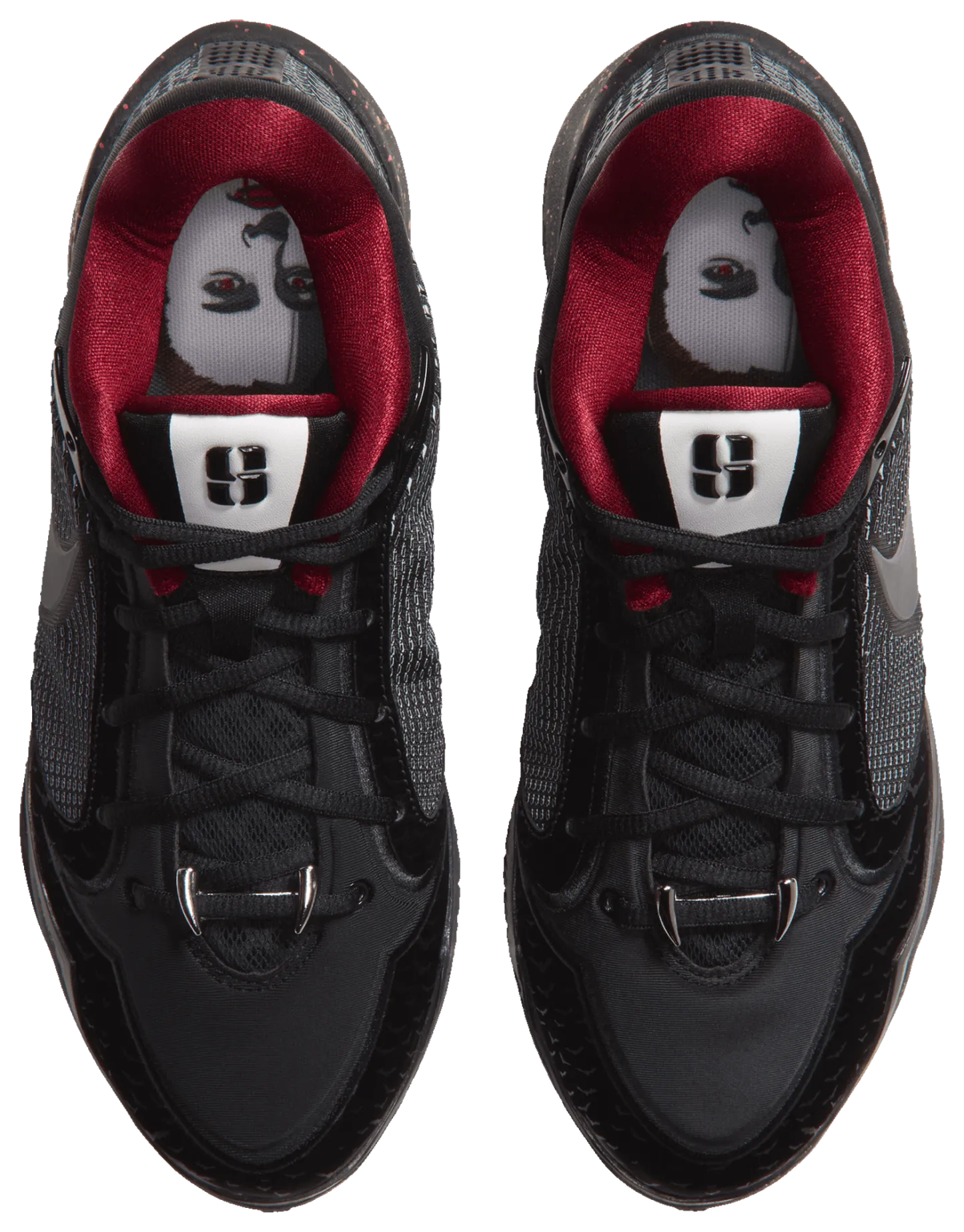 Nike Sabrina 4 - Black/Red/Grey - Image 4