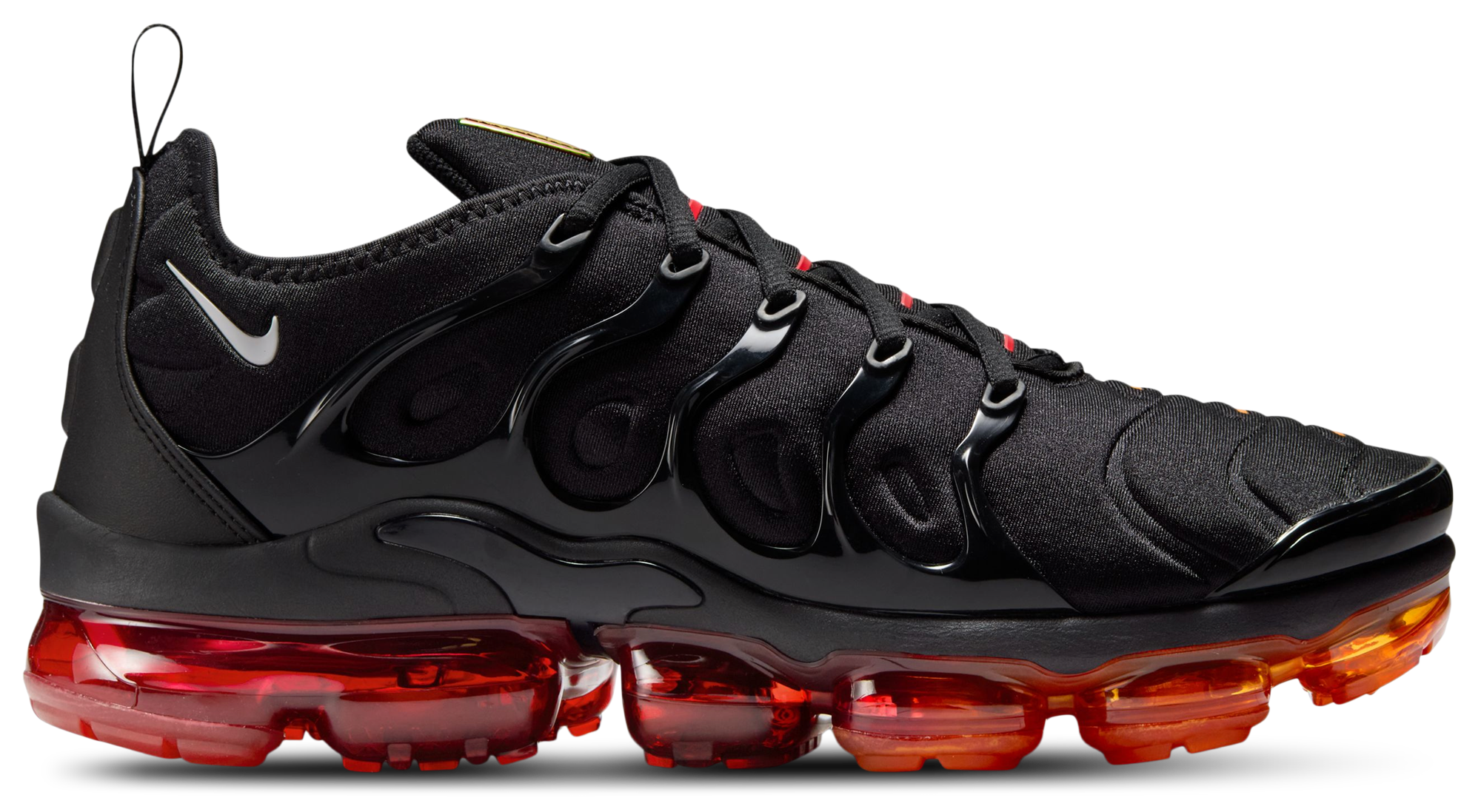 Nike Air Vapormax Plus - Black/Light Smoke Grey/Magma Orange - Image 1