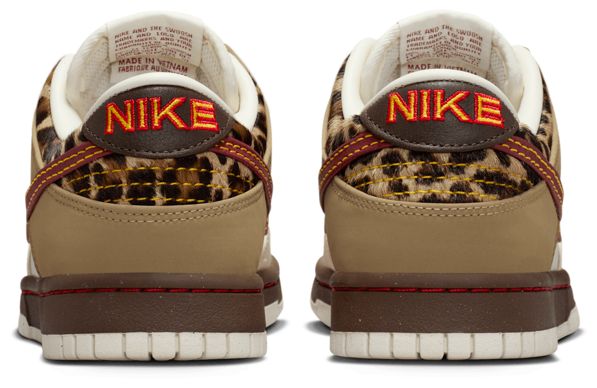 Nike Dunk Low NA29 - Baroque Brown/Khaki/Team Red - Image 3