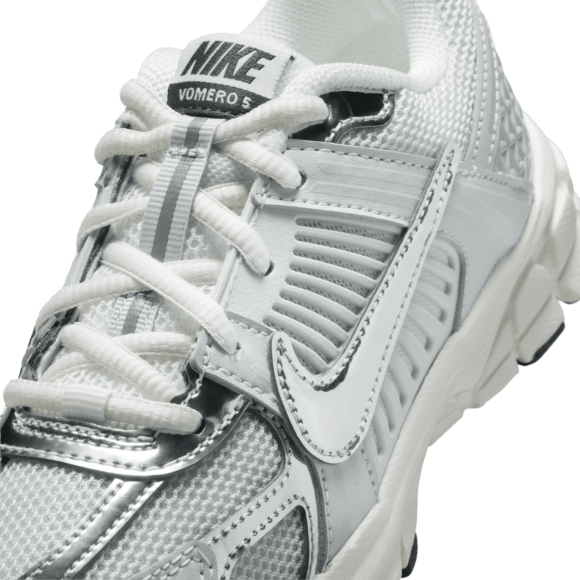 Nike Vomero 5 Lace 童款 - Gray/Silver/Black - Image 7