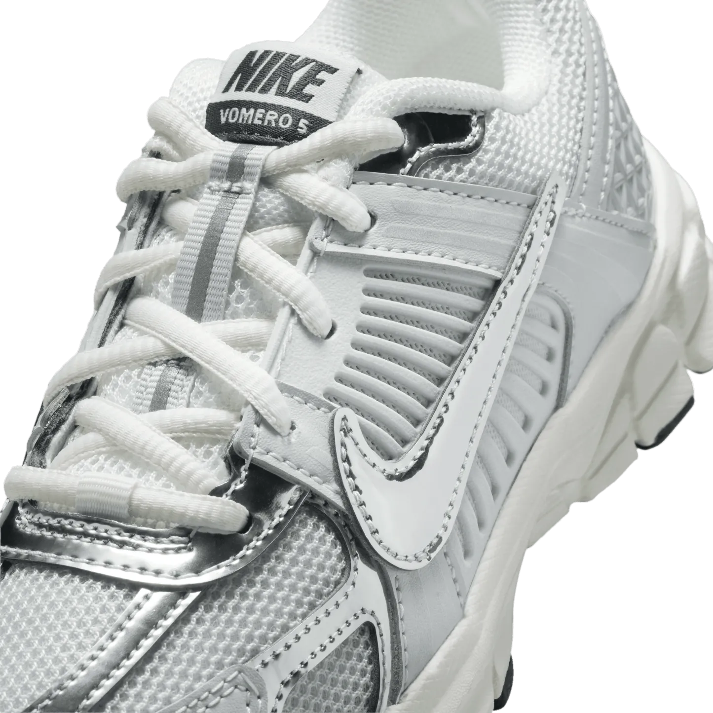 Nike Vomero 5 Lace 童款 - Gray/Silver/Black - Image 7