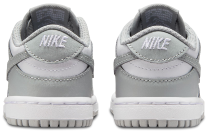 Nike Dunk Low 童款 - White/Light Smoke Grey/White - Image 3