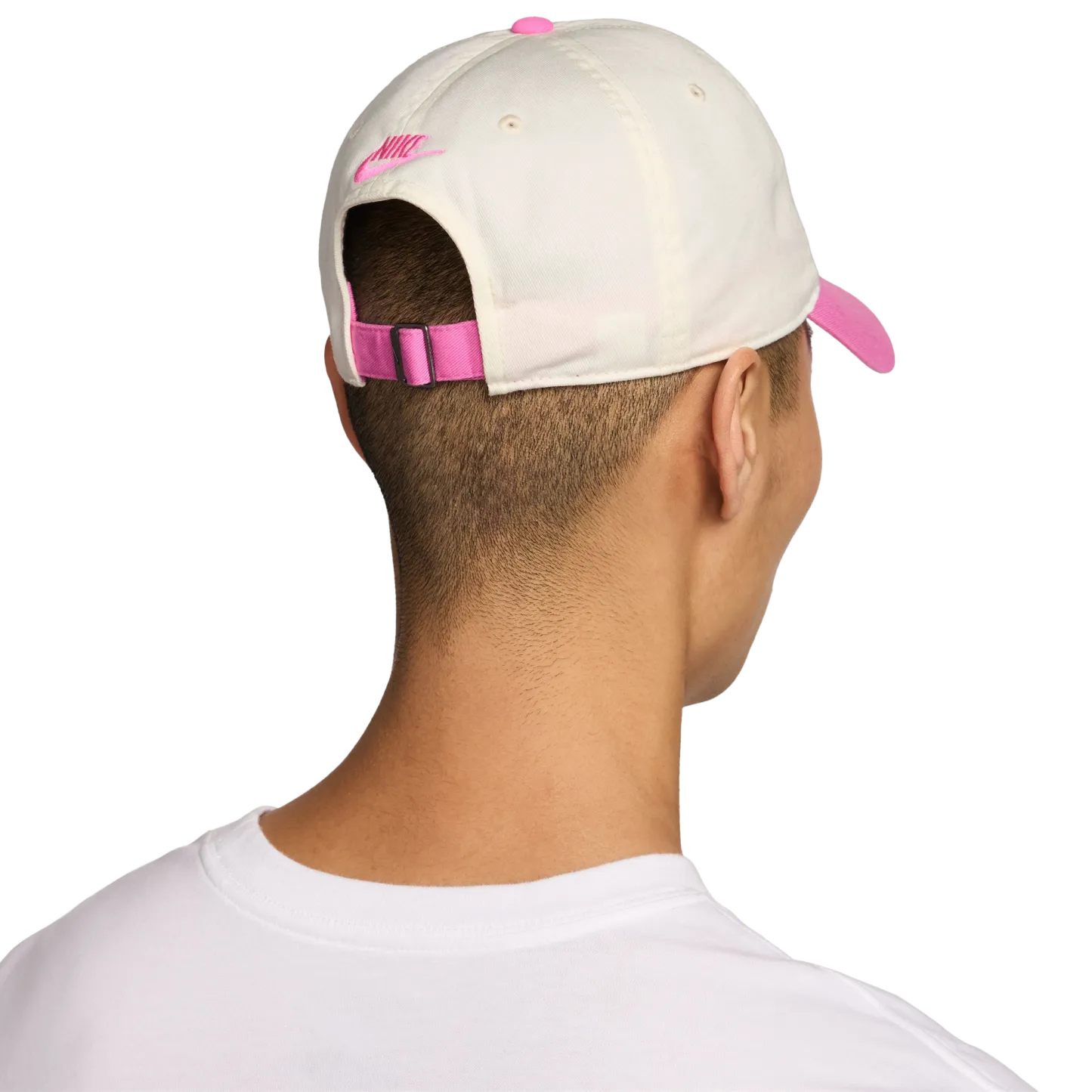 Nike JDI Club Cap - Sail/Playful Pink - Image 2