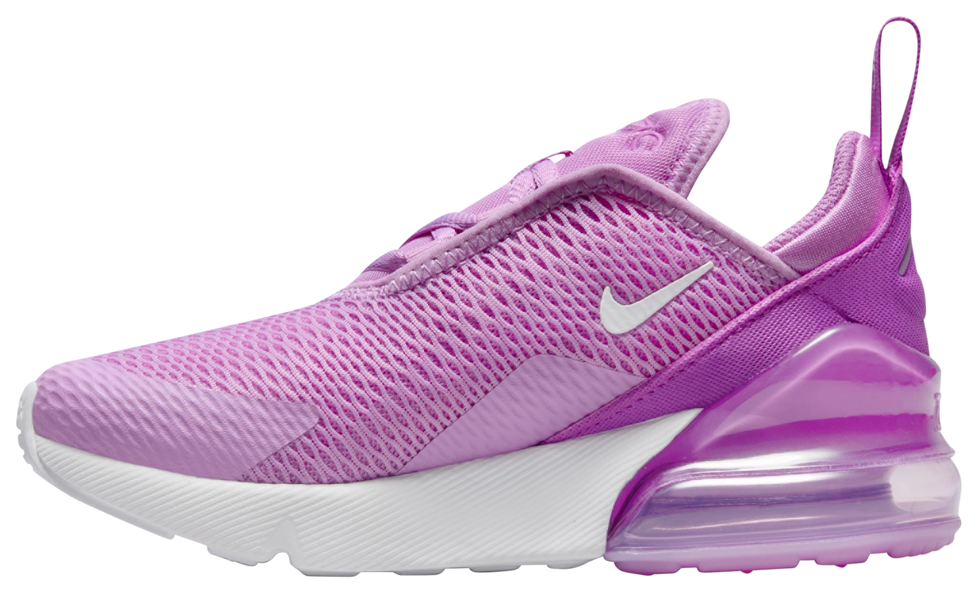 Nike Air Max 270 童款 - Rush Fuchsia/White - Image 2