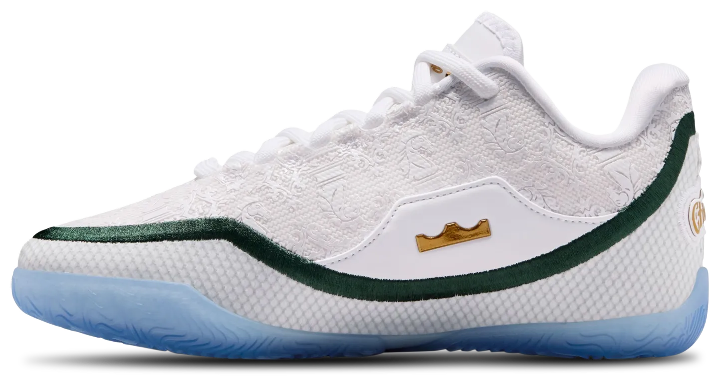 Nike LeBron XXIII 童款 - White/Stadium Green/Smoke Grey - Image 2