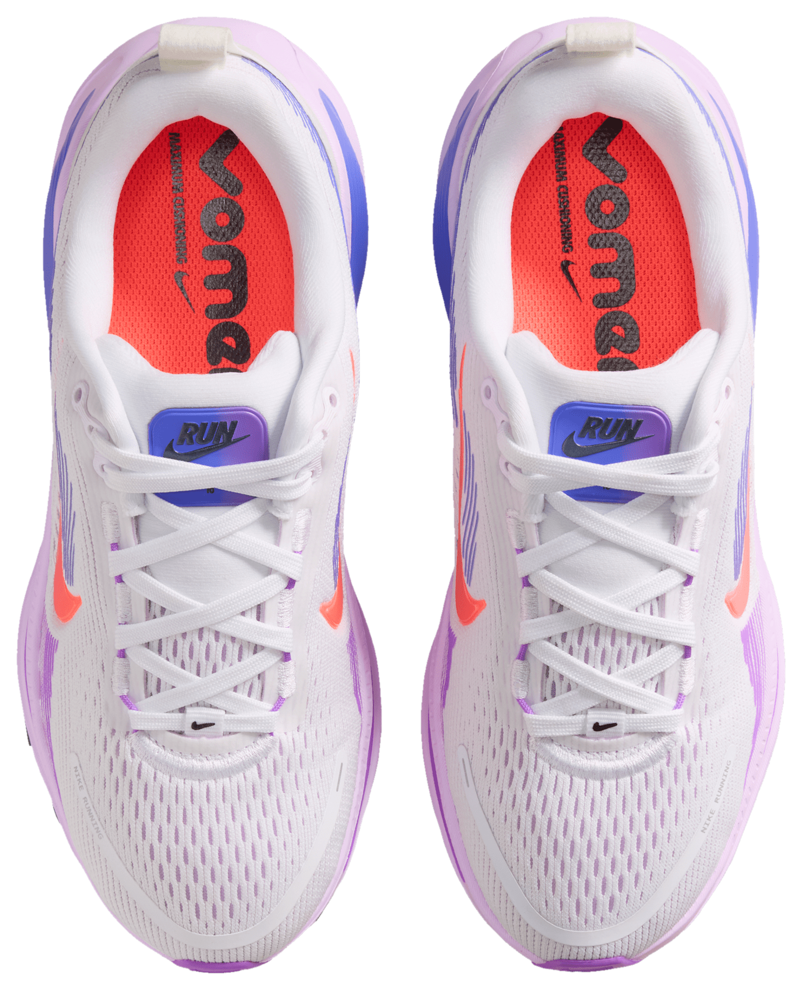 Nike Vomero 18 童款 - White/Hot Lava/Violet Mist - Image 4