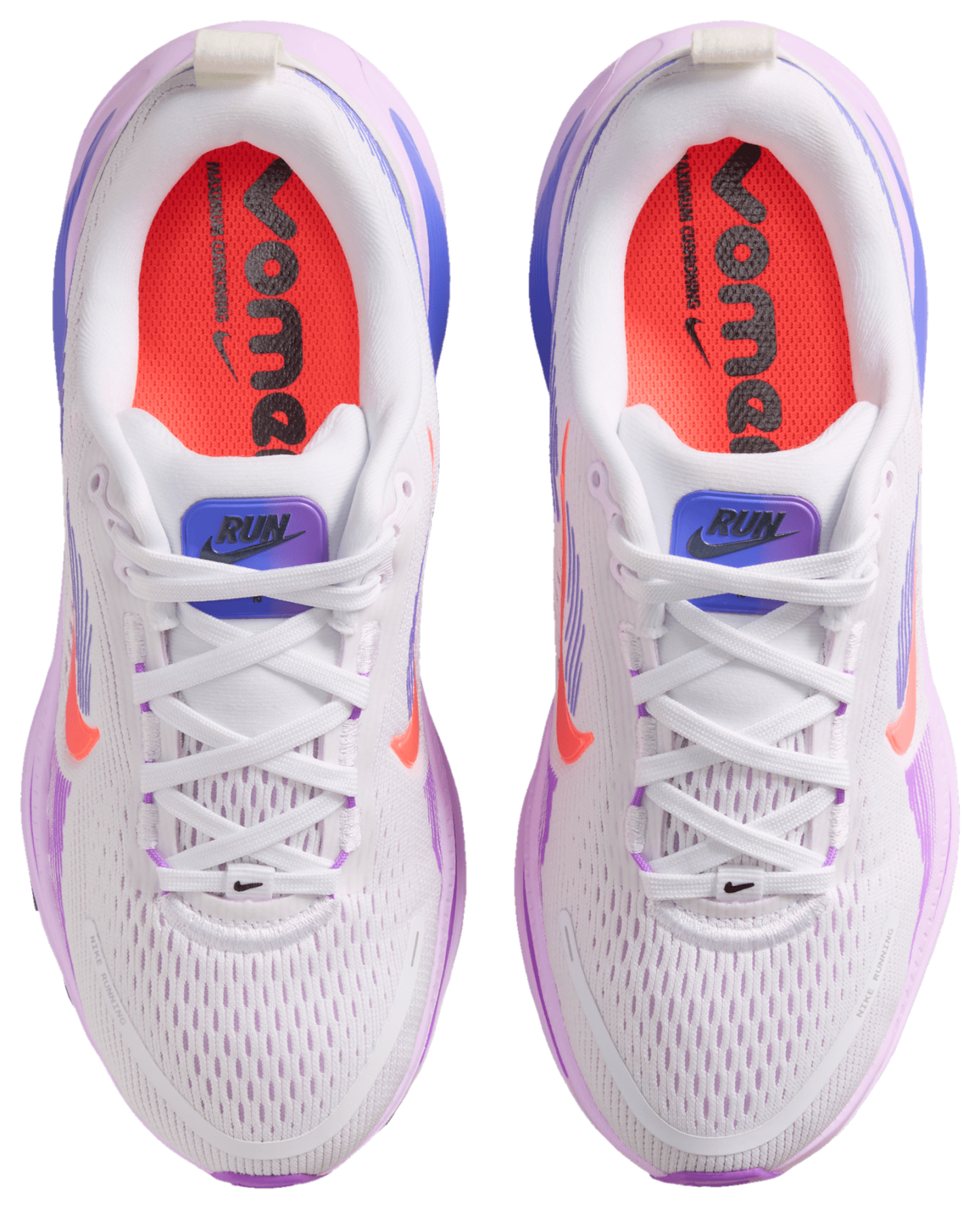 Nike Vomero 18 童款 - White/Hot Lava/Violet Mist - Image 4