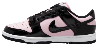 Nike Dunk Low - Black/Pink/White - Image 2