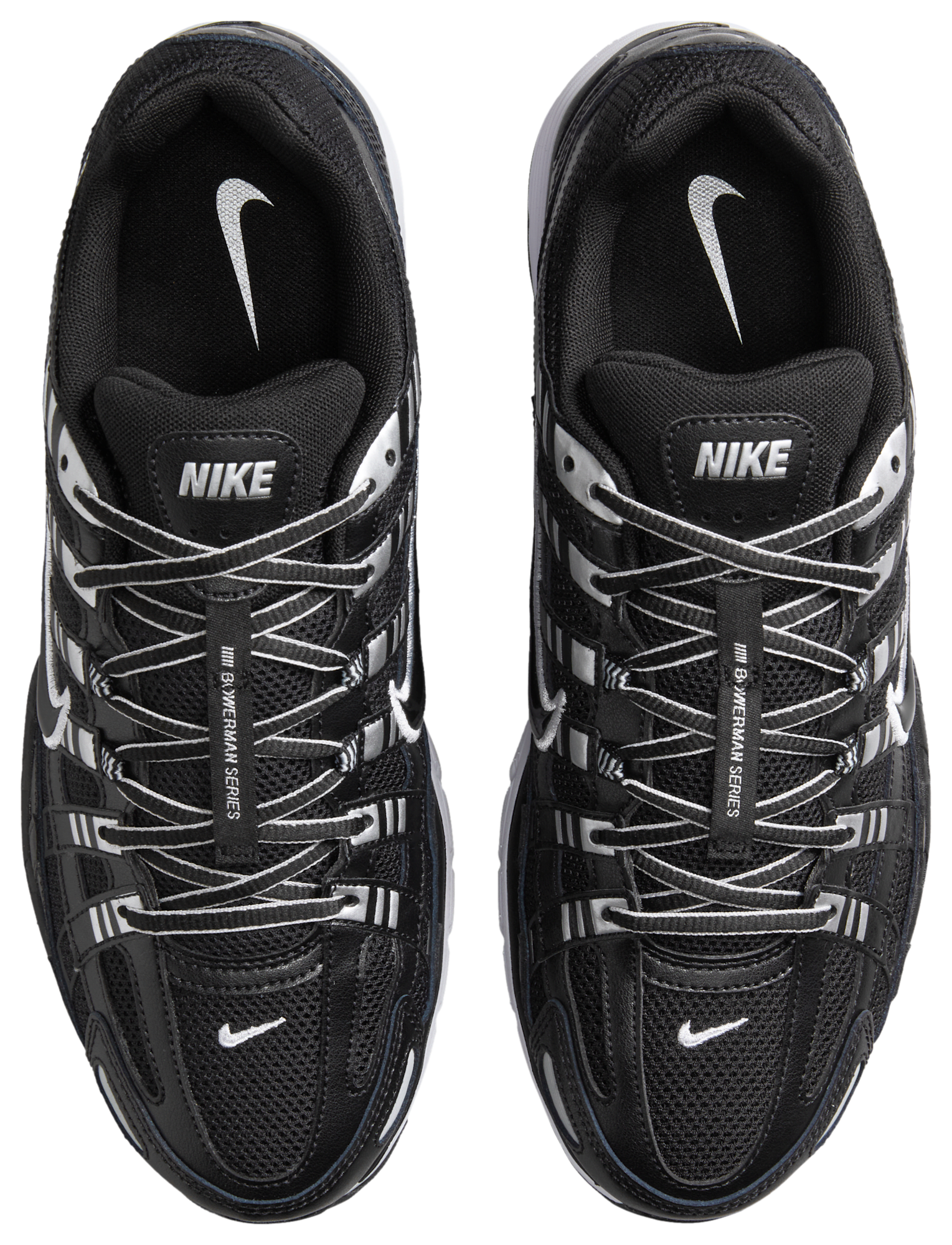 Nike P-6000 - White/Black/Mtlc Silver - Image 4