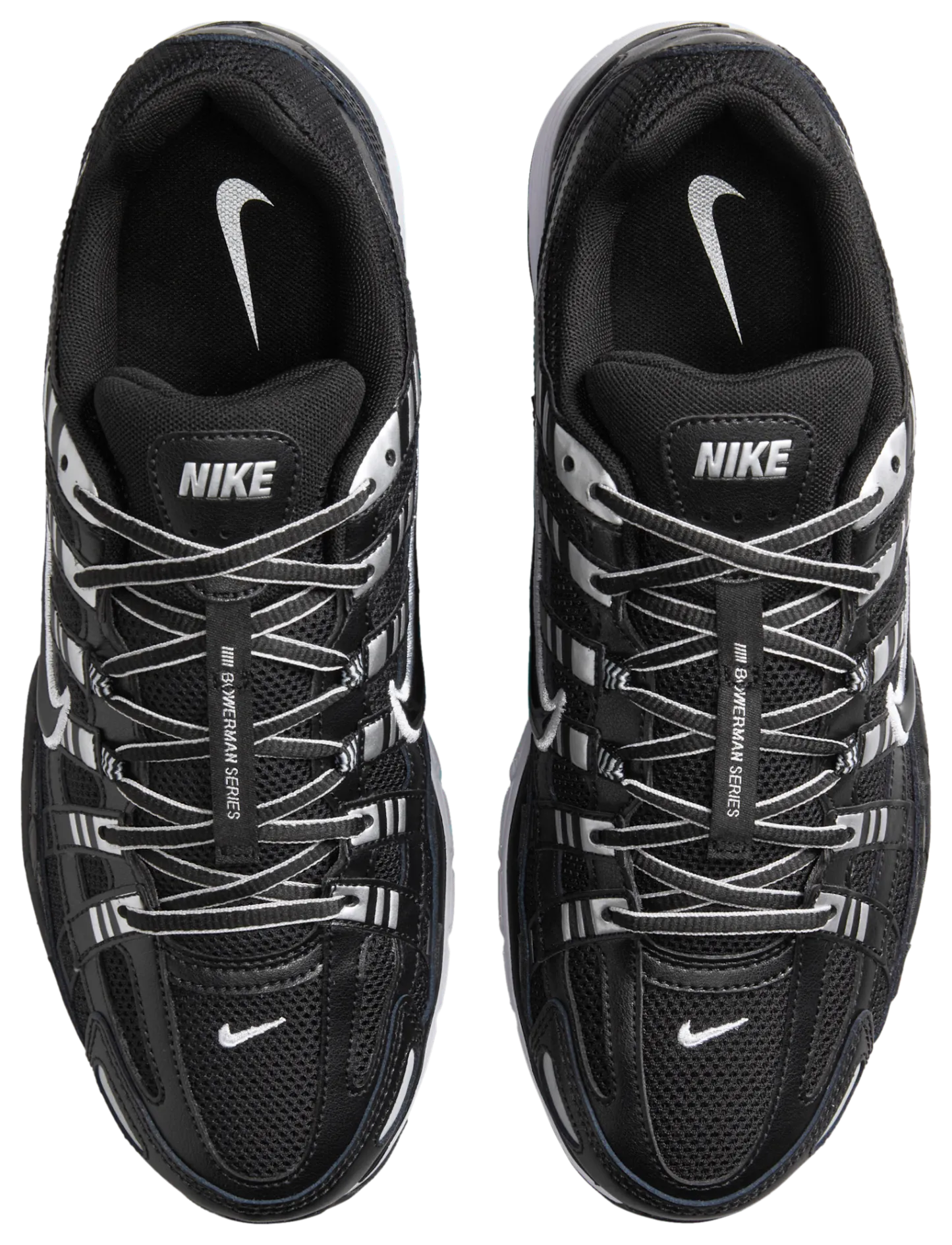 Nike P-6000 - White/Black/Mtlc Silver - Image 4