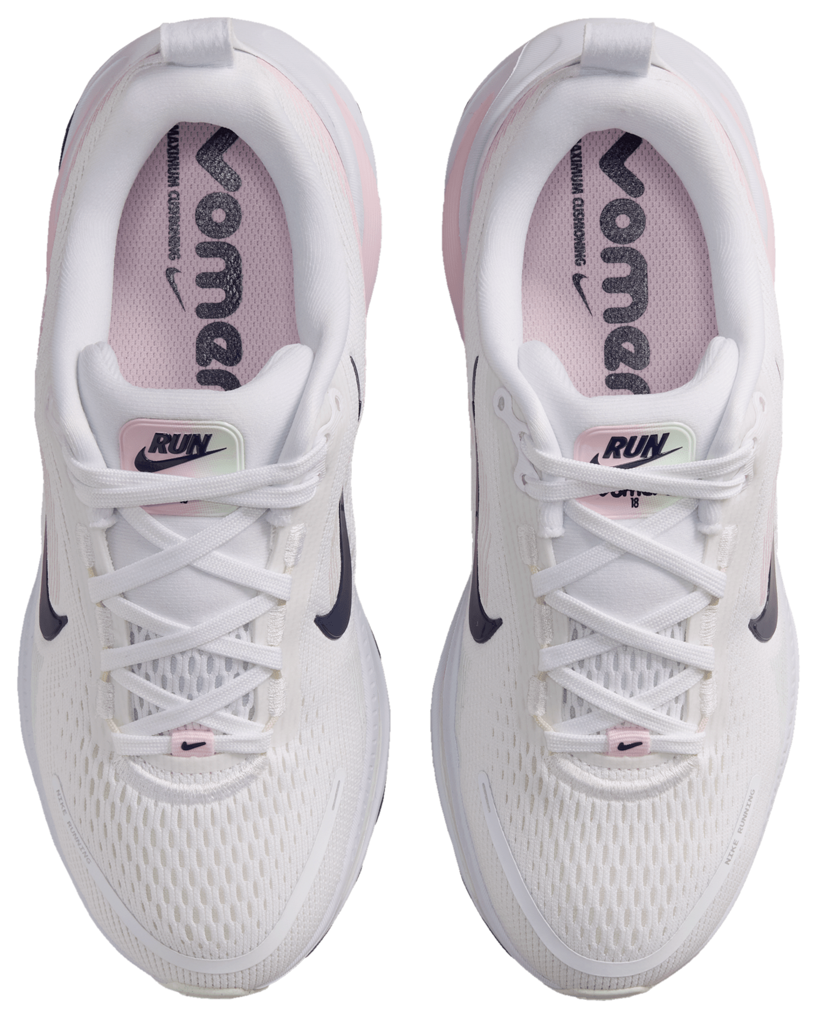 Nike Vomero 18 童款 - White/Midnight Navy/Football Grey - Image 4