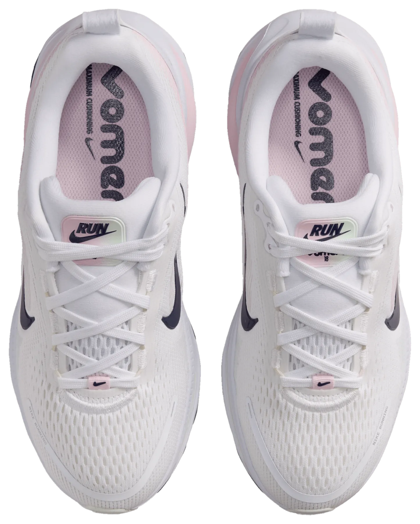 Nike Vomero 18 童款 - White/Midnight Navy/Football Grey - Image 4