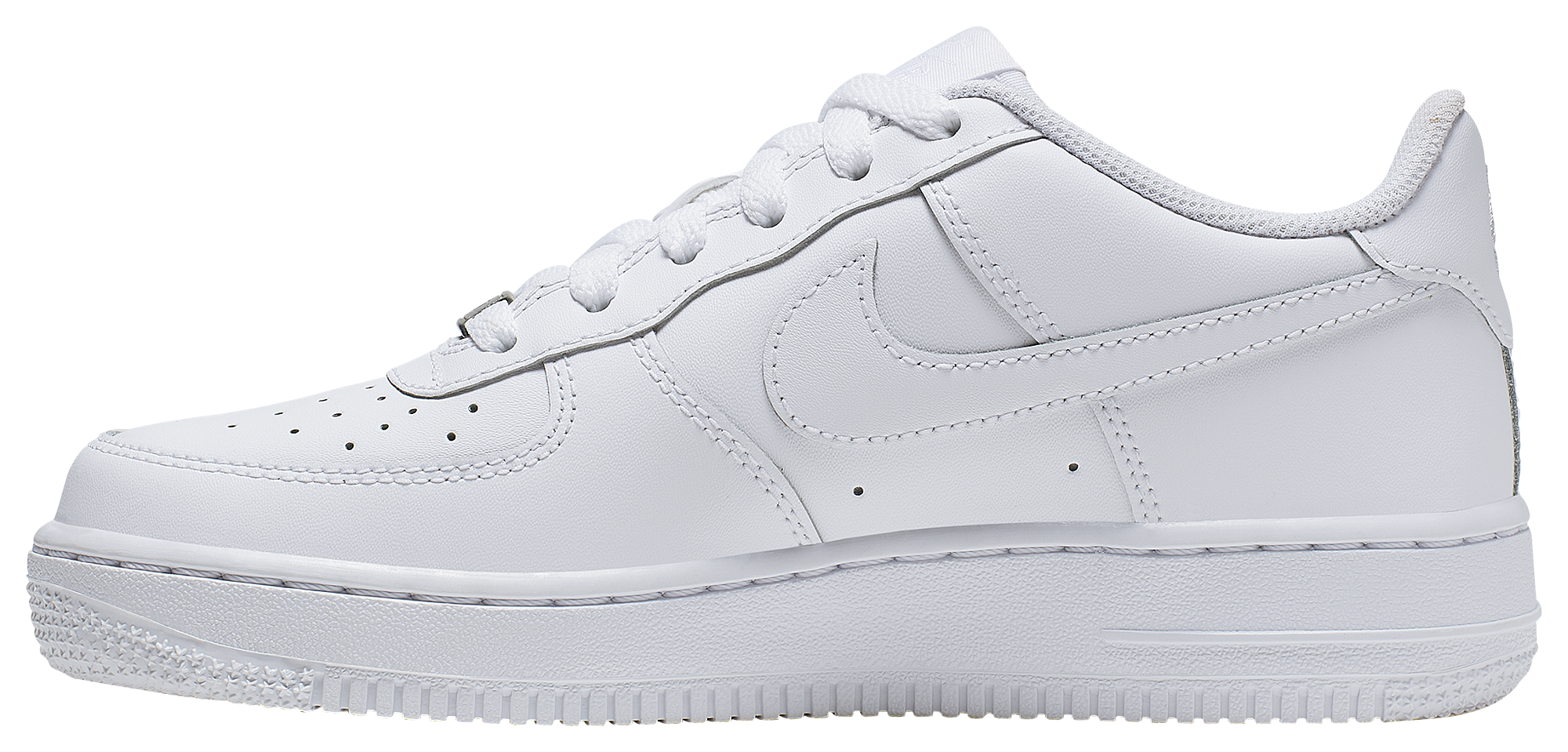 Nike Air Force 1 Low 童款 - White/White - Image 3