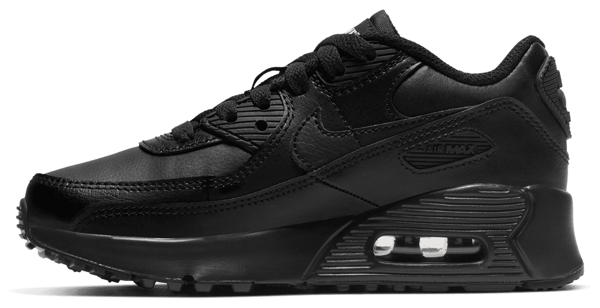 Nike Air Max 90 童款 - Black/Black/Black - Image 3