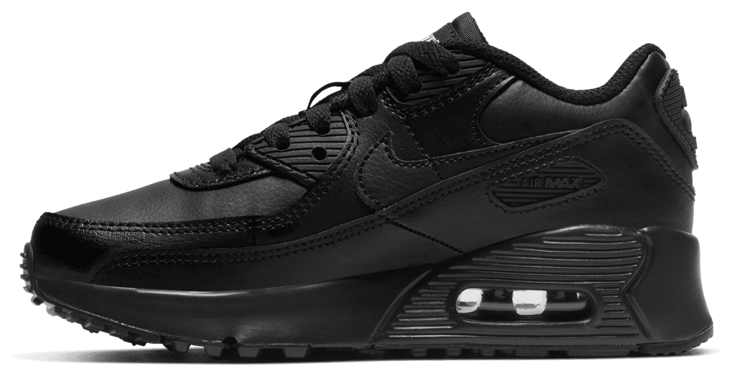 Nike Air Max 90 童款 - Black/Black/Black - Image 3