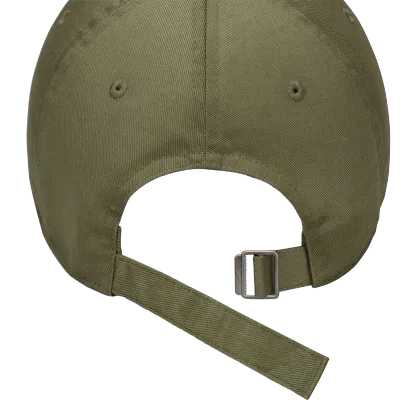 Nike Club Denim Cap - Medium Olive/White - Image 5