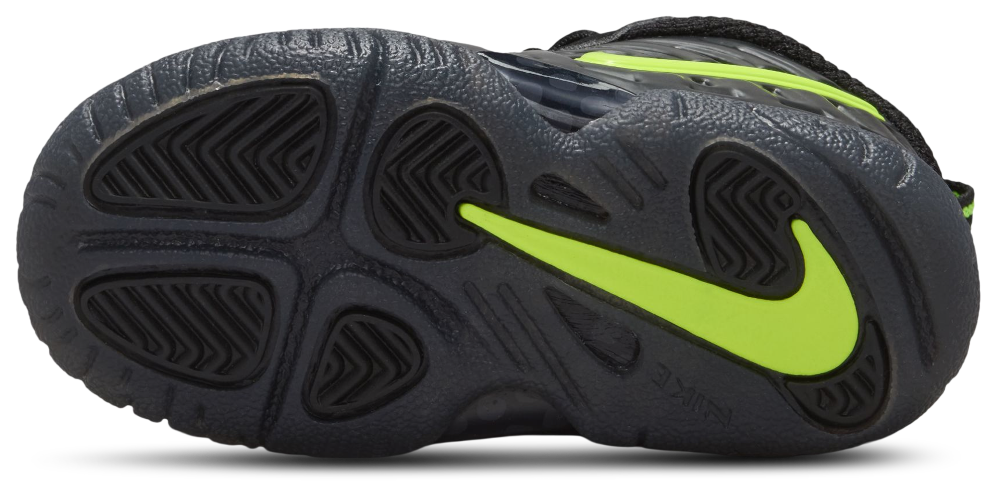 Nike Little Posite Pro 童款 - Voltage Yellow/Black - Image 5