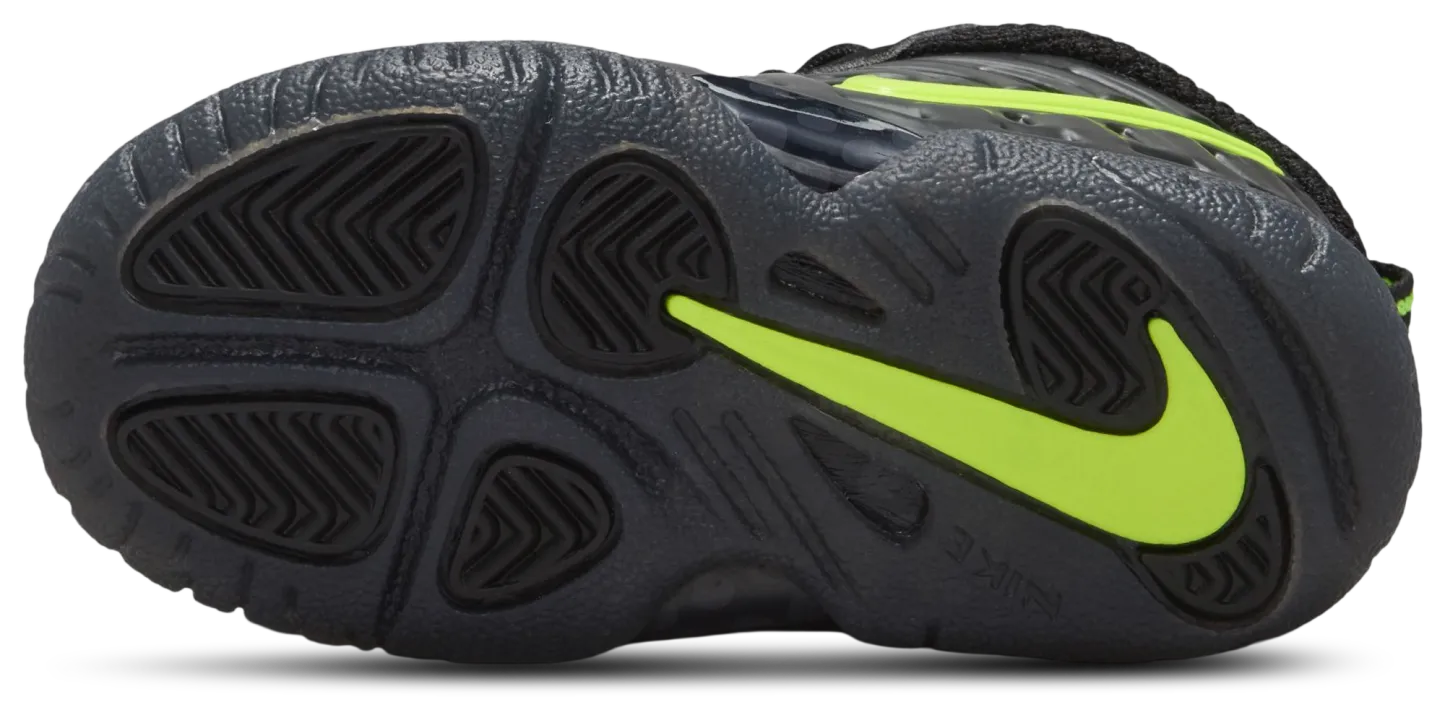 Nike Little Posite Pro 童款 - Voltage Yellow/Black - Image 5