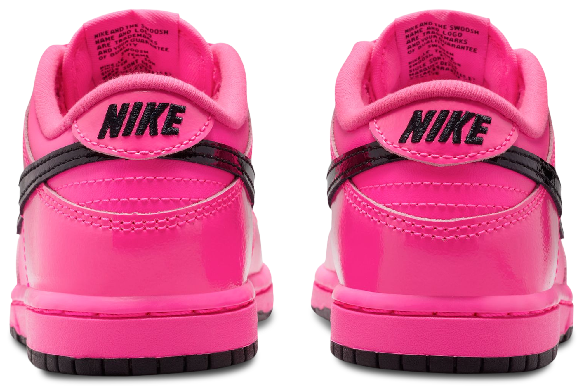 Nike Dunk Low SE 童款 - Pink Blast/Black - Image 3