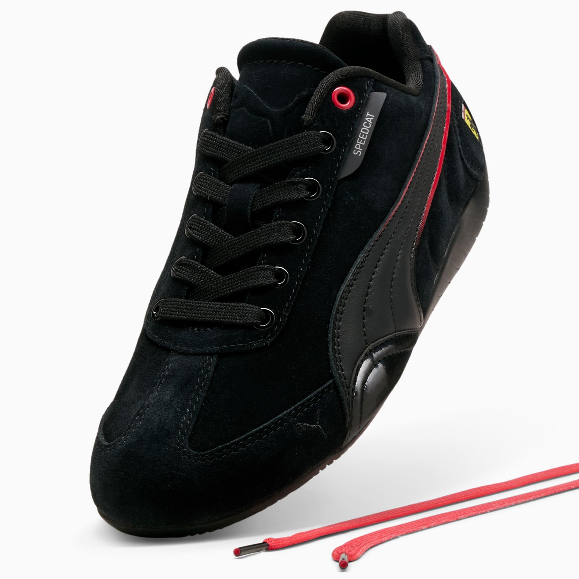 Scuderia Ferrari Speedcat Women's Sneakers - PUMA Black-Rosso Corsa - 6