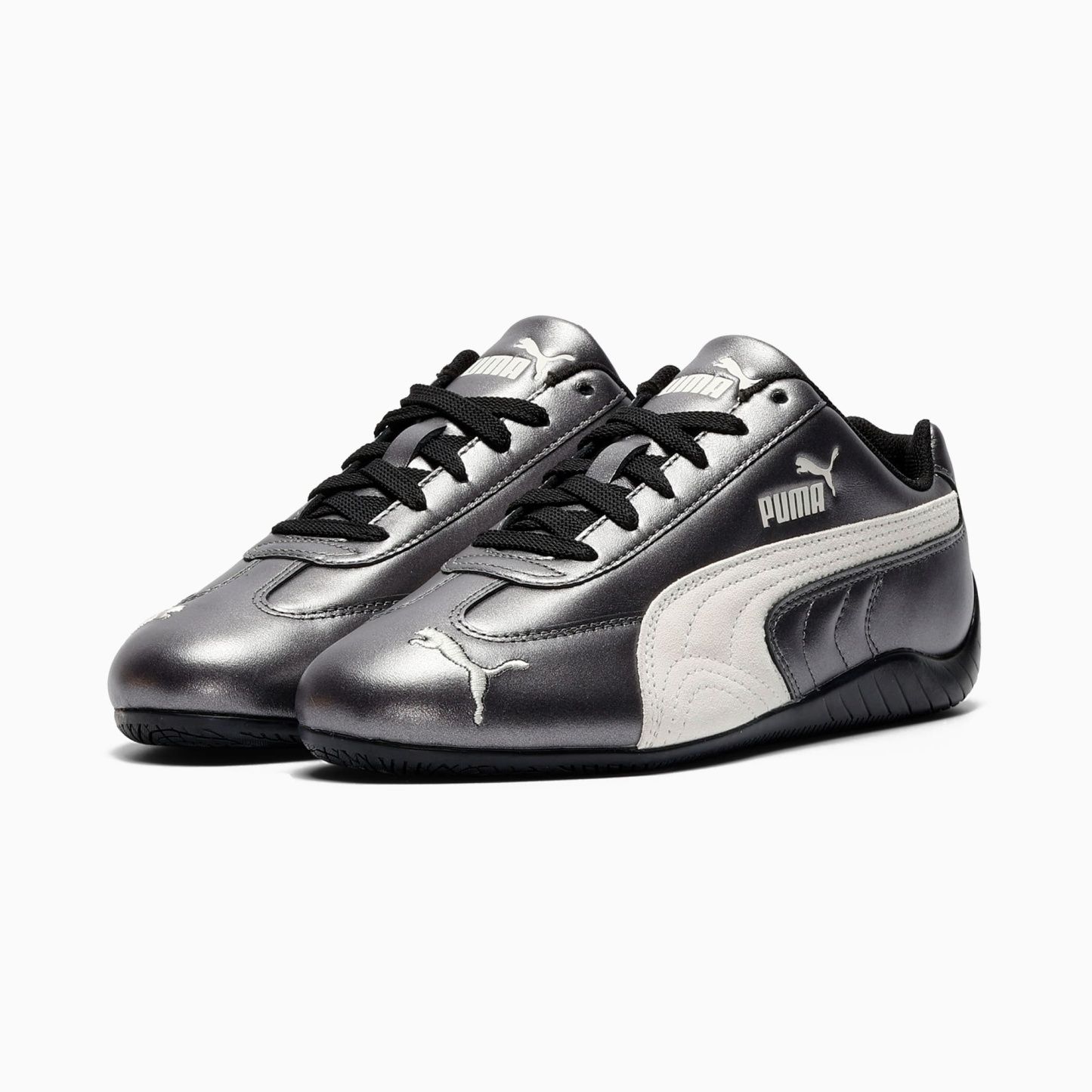 Speedcat Metallic Women's Sneakers - PUMA Black-Warm White - 4