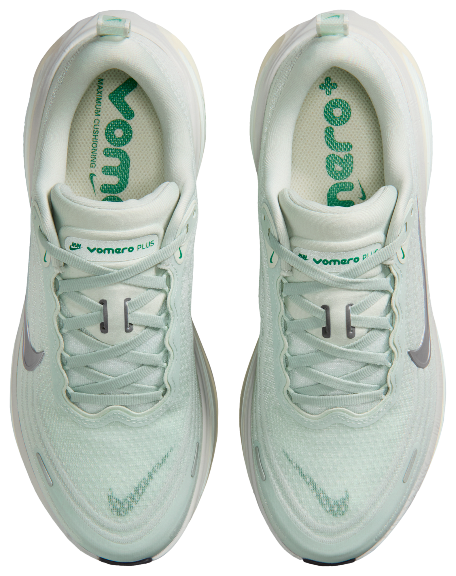 Nike Vomero Plus - Mtlc Silver/Lt Silver/Barely Green - Image 4