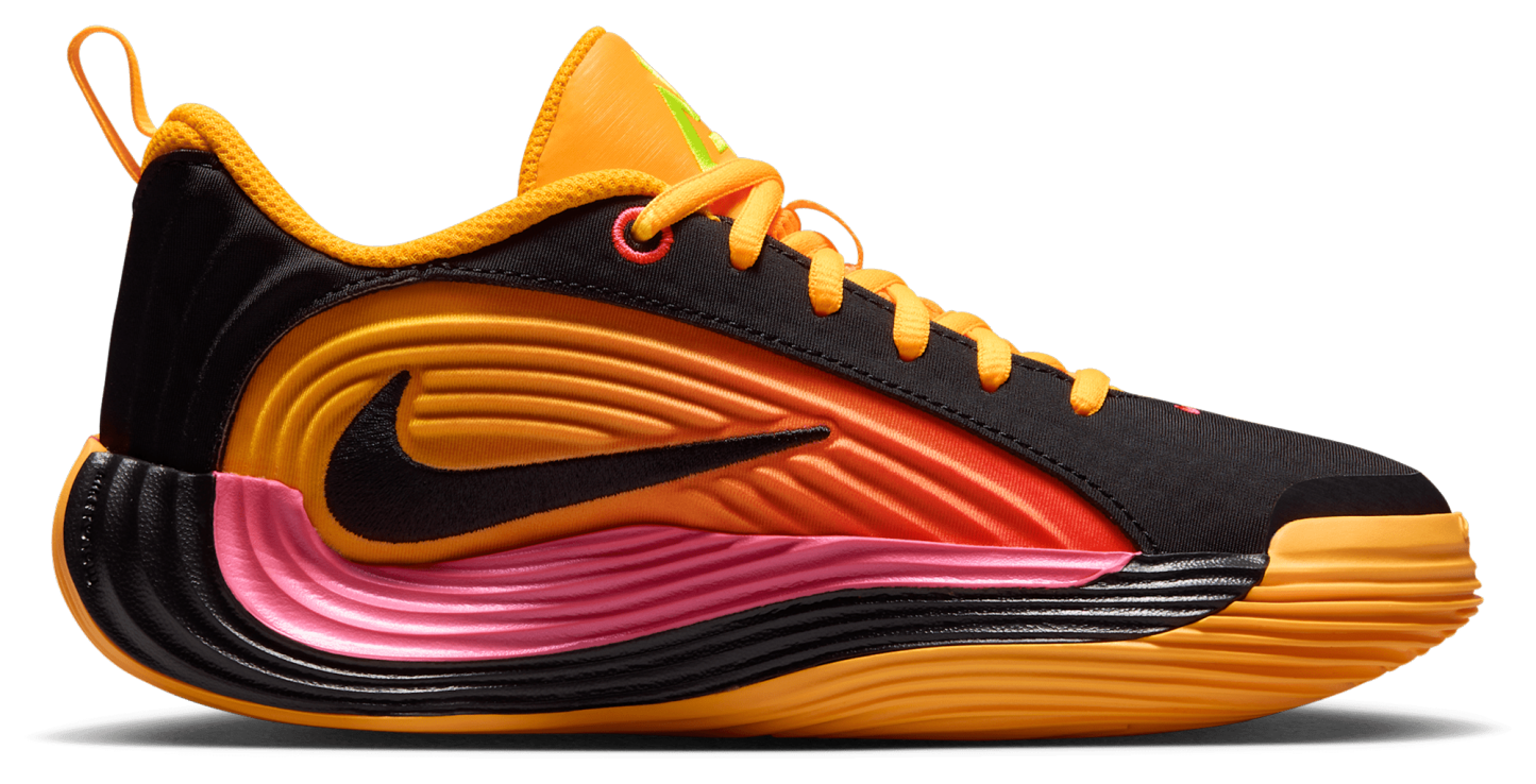 Nike Giannis Immortality 5 童款 - Laser Crimson/Metallic Silver/Laser Orange - Image 1