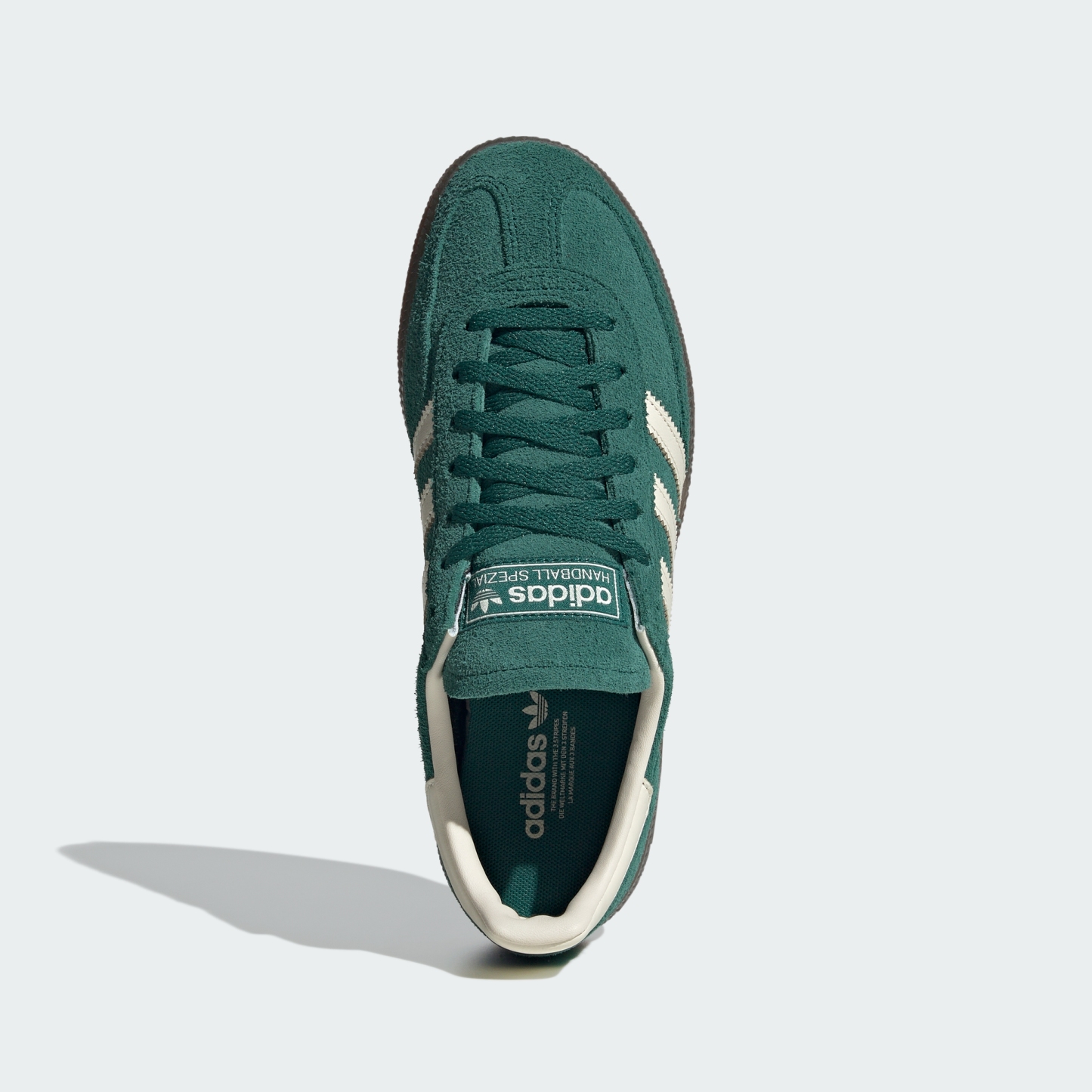 adidas HANDBALL SPEZIAL SHOES - Collegiate Green / Cream White / Gum - View 2
