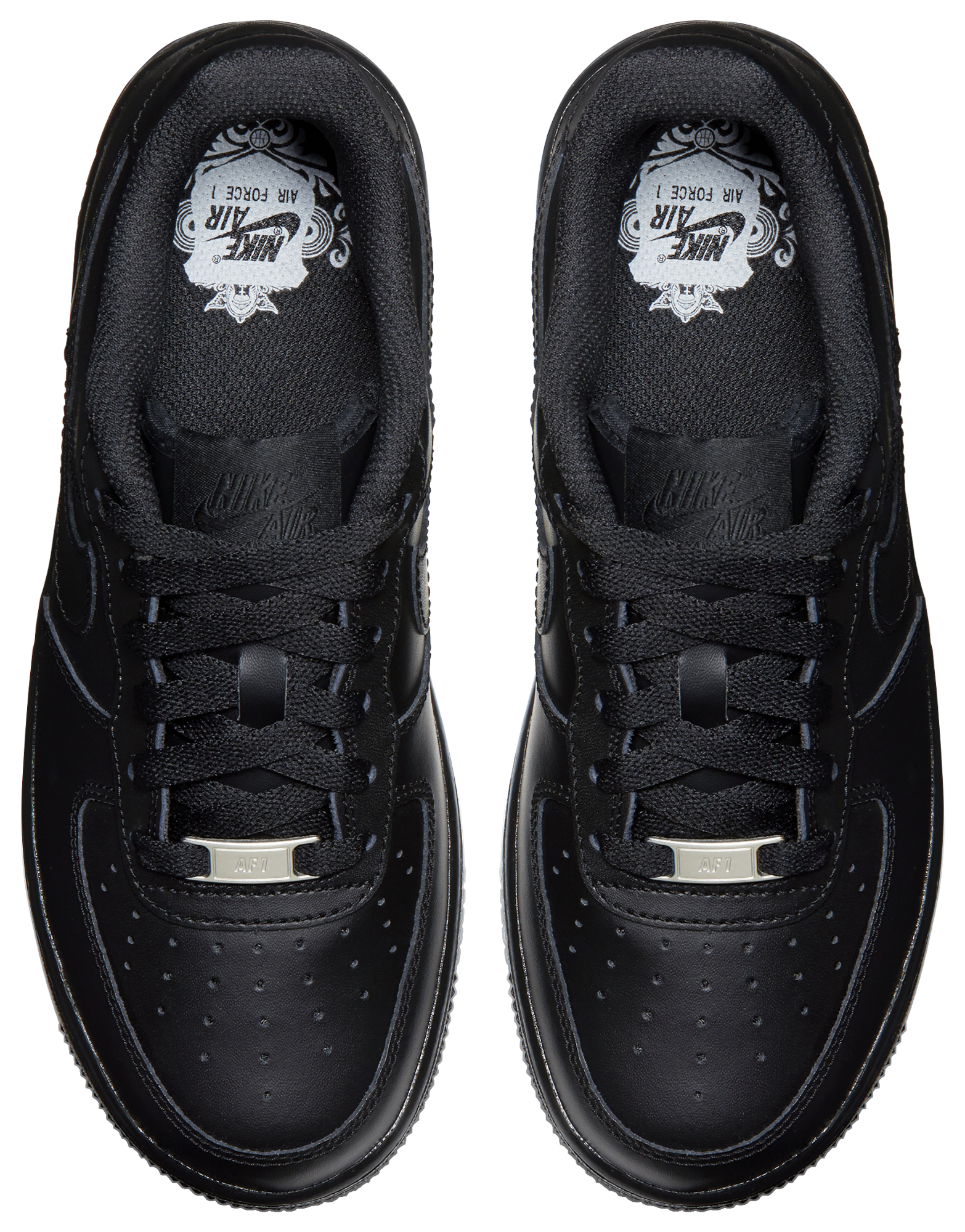Nike Air Force 1 Low 童款 - Black/Black - Image 4