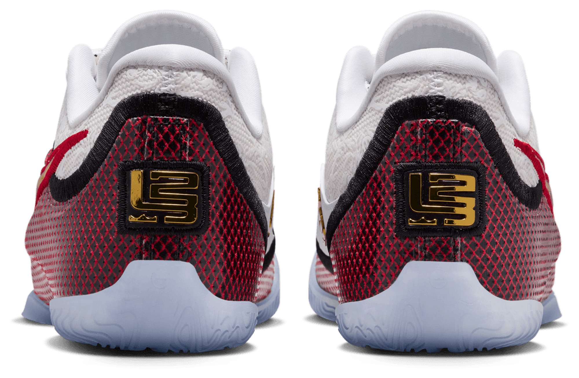 Nike LeBron XXIII 童款 - University Red/White/Metallic Gold - Image 3