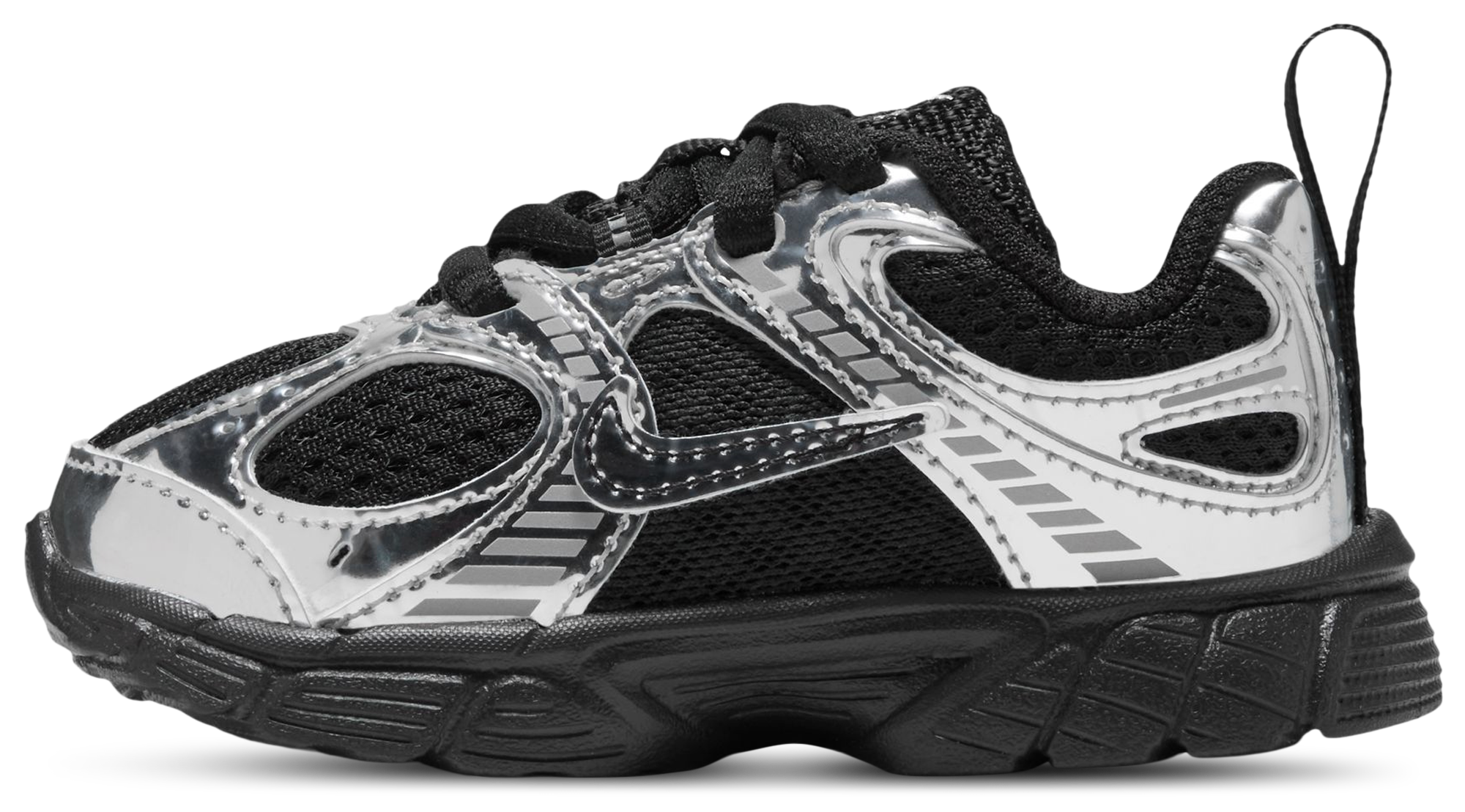 Nike V5 RNR Shine 童款 - Black/Mtlc Silver - Image 2