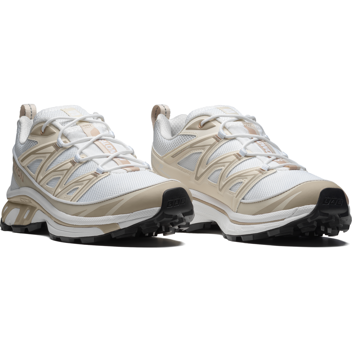 Salomon XT-6 EXPANSE - White / Rainy Day / Oxford Tan - View 3