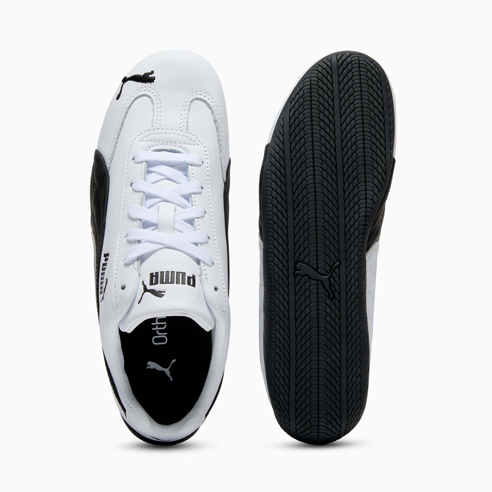 Speedcat Leather Women's Sneakers - PUMA White-PUMA Black - 6