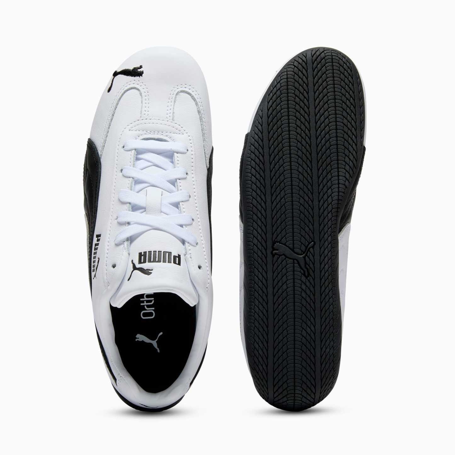 Speedcat Leather Women's Sneakers - PUMA White-PUMA Black - 6