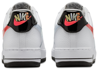 Nike Air Force 1 '07 - White/Black/Flash Crimson - Image 3