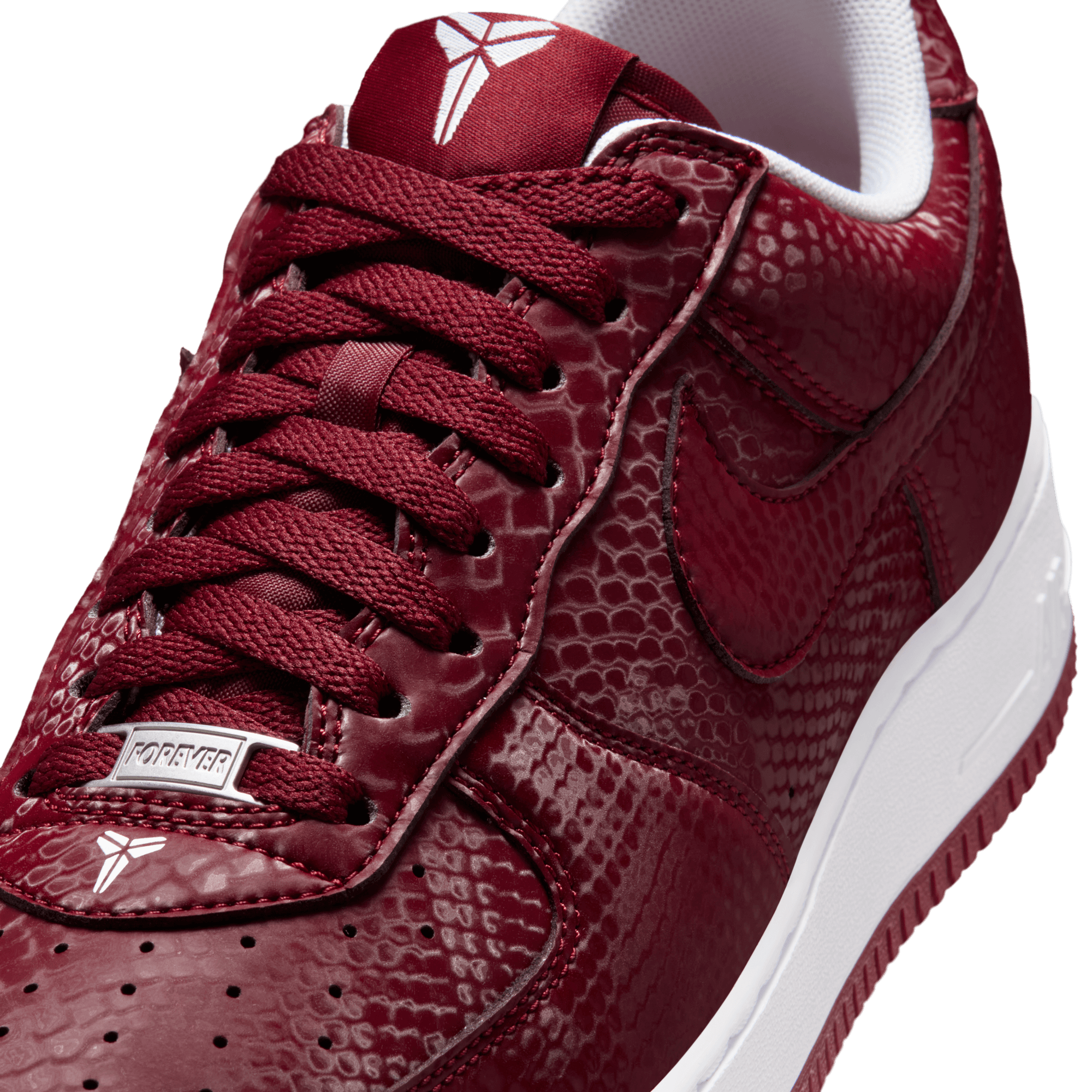 Nike Kobe Air Force 1 Low - Team Red/White - Image 7
