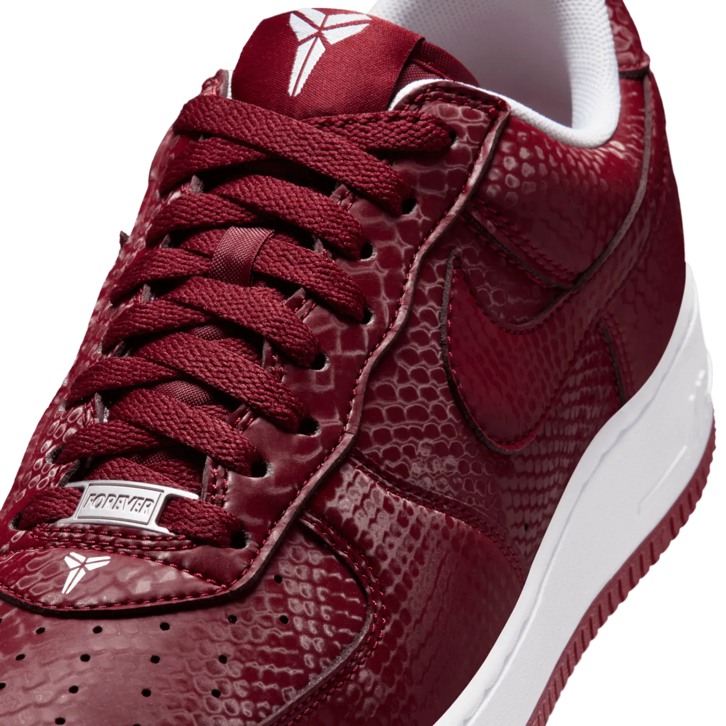 Nike Kobe Air Force 1 Low - Team Red/White - Image 7