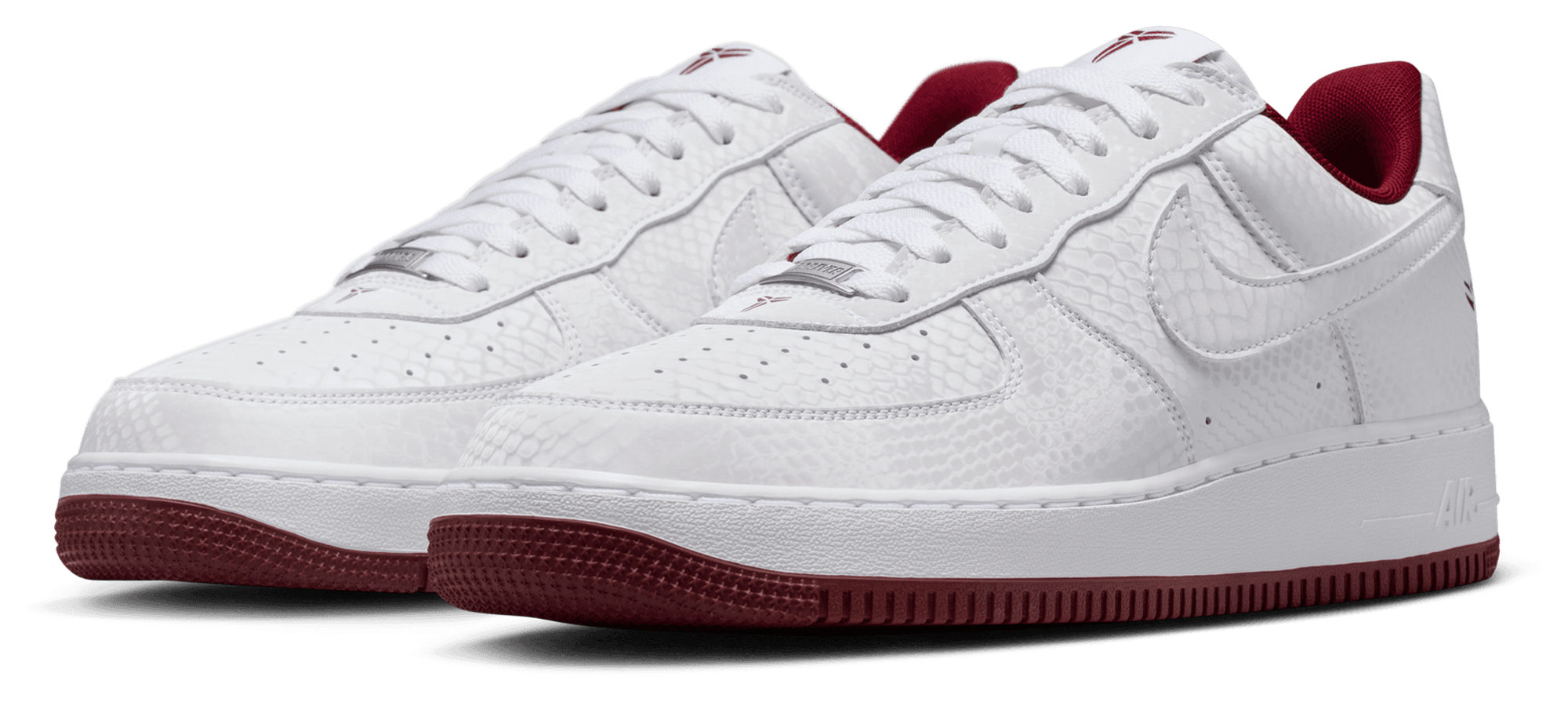 Nike Kobe Air Force 1 Low - Team Red/White - Image 6