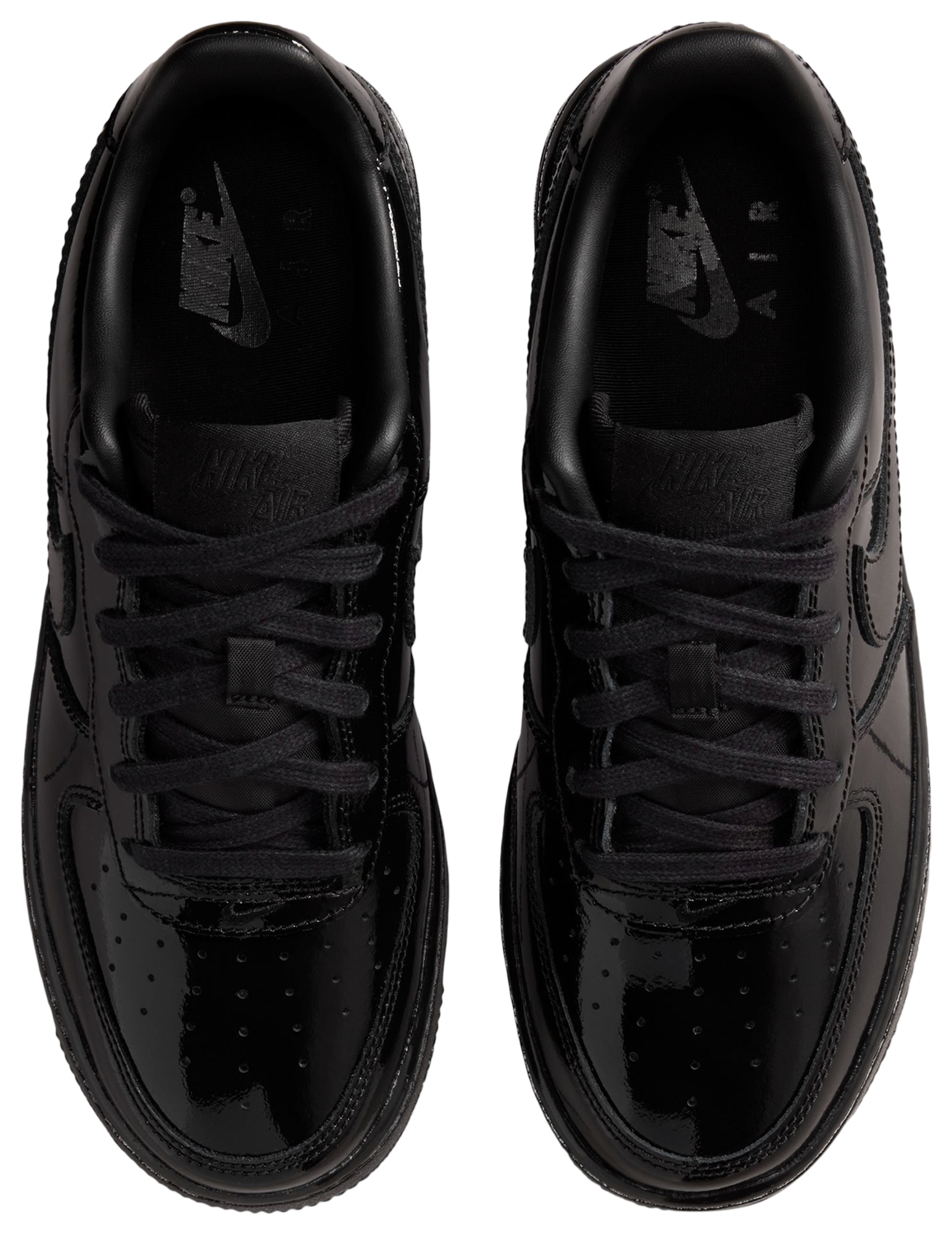 Nike Air Force 1 童款 - Black/Black - Image 4