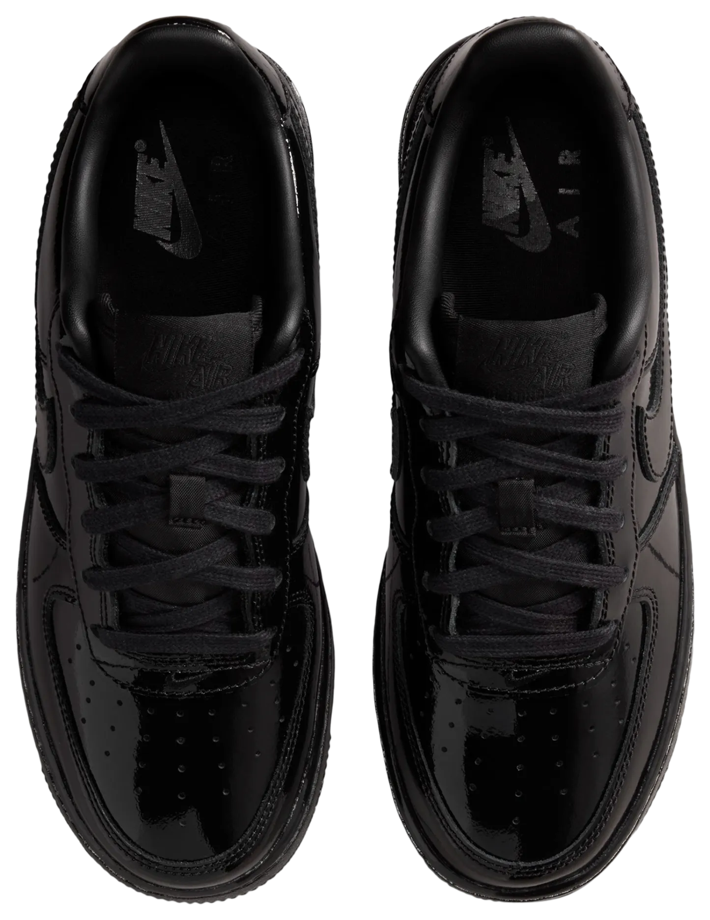Nike Air Force 1 童款 - Black/Black - Image 4
