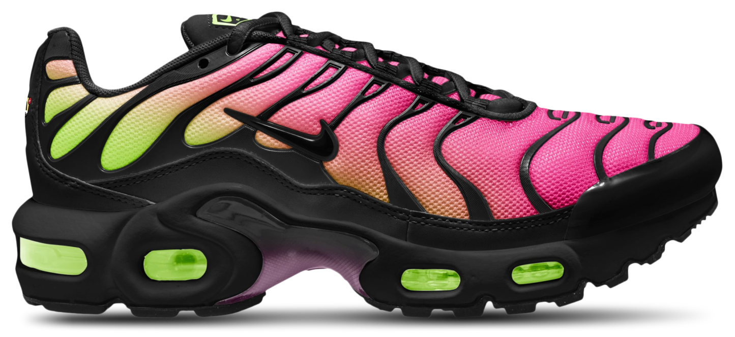 Nike Air Max Plus 童款 - Black/Black/Hyper Pink - Image 1